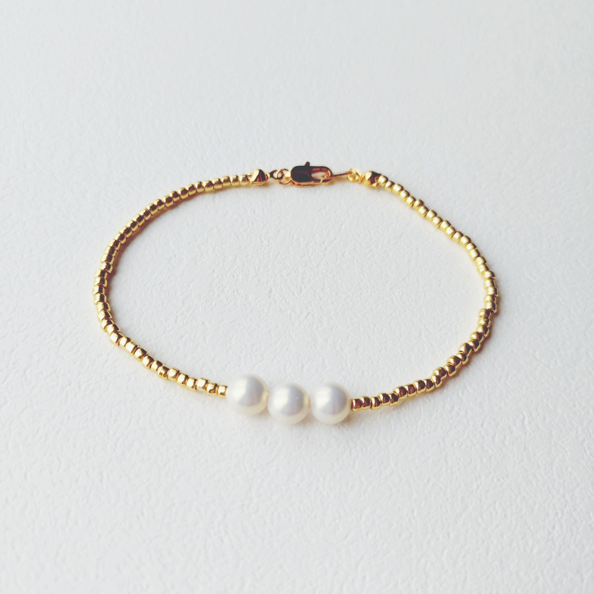 Beads Bracelet（6mmパール） | 2枚目